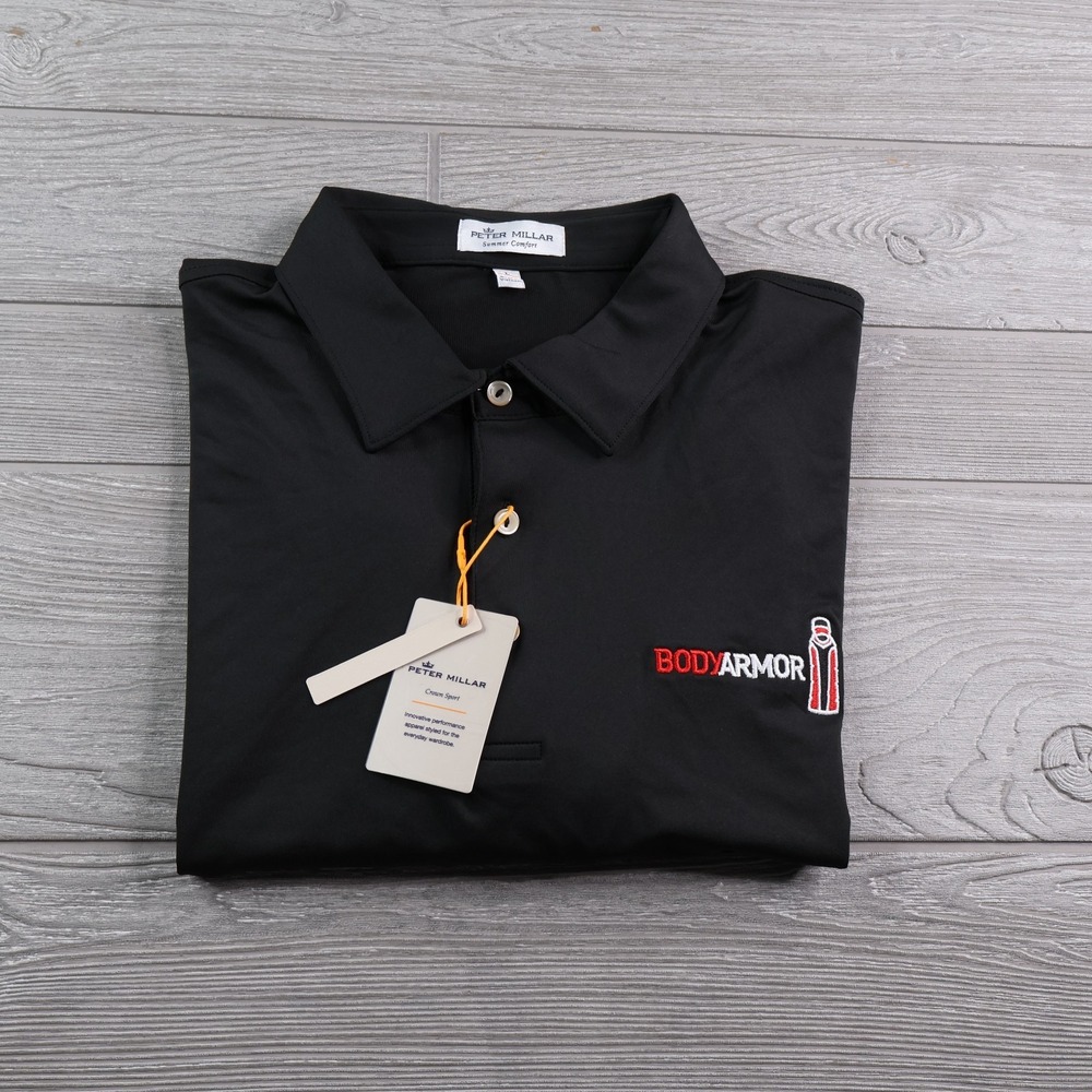 NEW Peter Millar Summer Comfort Polo Golf Shirt Men's Large BodyArmor NWT